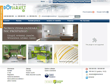 Tablet Screenshot of domarket.pl